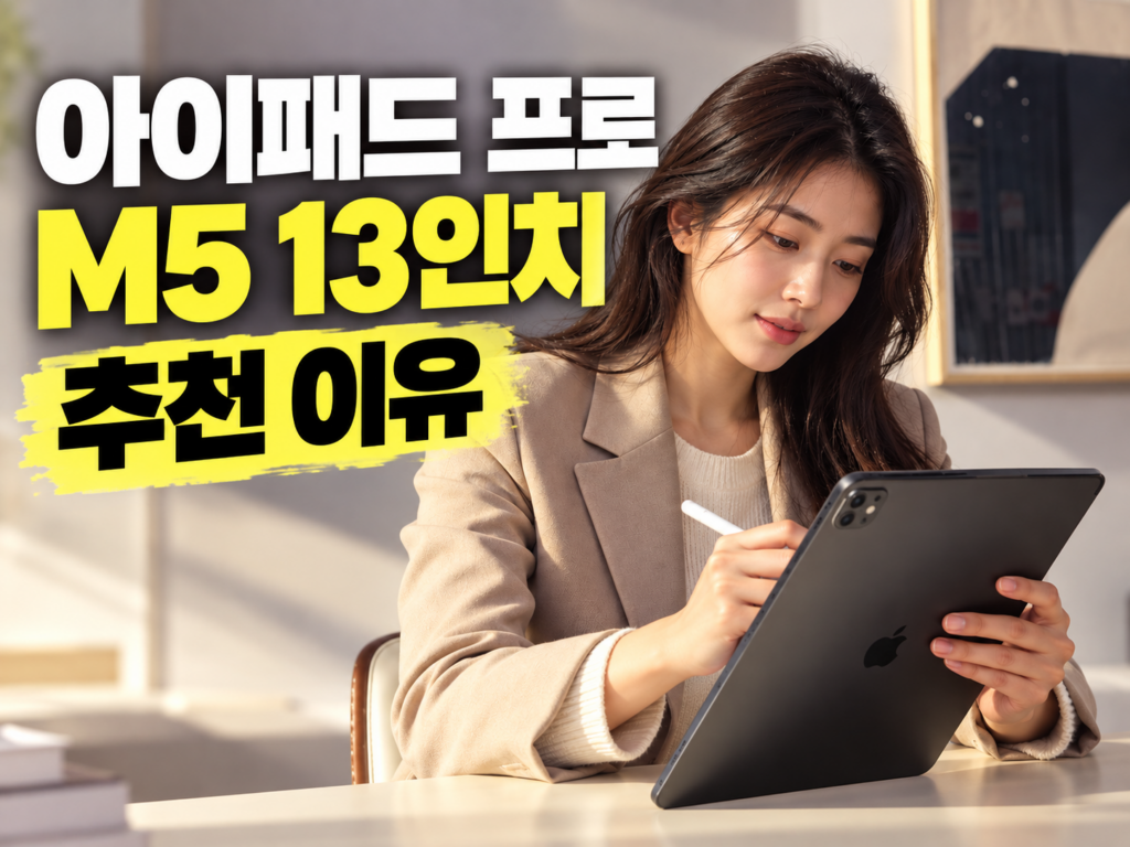 Apple 2025 아이패드 프로 13인치 M5 모델 256GB Wi-Fi아이패드 추천 , 비싼데도 찾는 이유는? 제품 이미지